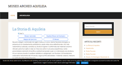 Desktop Screenshot of museoarcheo-aquileia.it